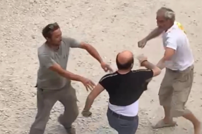 Samsun'da otoparkta silahlı kavgada 2 kişi yaralandı: Olay anı kamerada