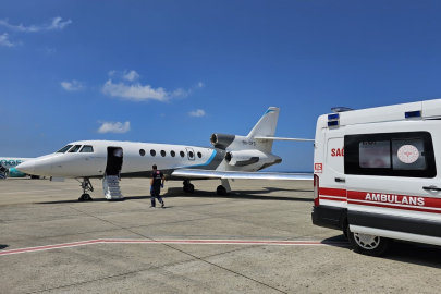 Van’dan iki bebek uçak ambulansla sevk edildi