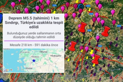 AFAD uyarmıştı: Bursalıları uykudan uyandıran deprem bildirimi!