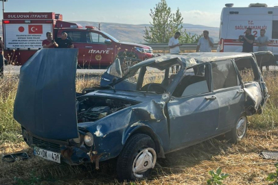 Amasya’da 2 otomobil çarpıştı: 5 yaralı