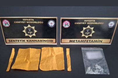 Isparta’da uyuşturucu operasyonunda 1 şüpheli yakalandı
