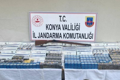 Konya Ereğli'de kaçakçılara operasyon