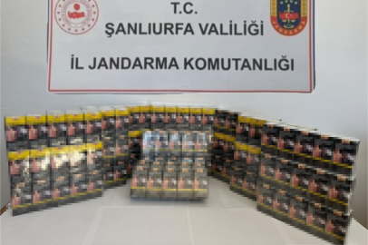 Şanlıurfa'da 2 bin paket kaçak sigara ele geçirildi