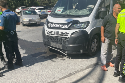 Tekirdağ'da minibüsle otomobil çarpıştı: 1 yaralı