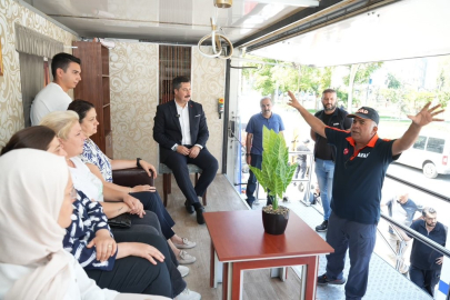 Deprem Simülasyon Tırı'na Bursa Yenişehirlilerden yoğun ilgi