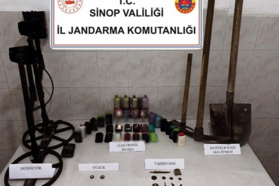 Sinop'ta tarihi eser kaçakçılığı operasyonu: 1 gözaltı