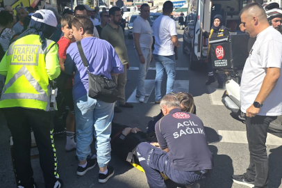 Zonguldak Ereğli’de motosiklet yayaya çarptı