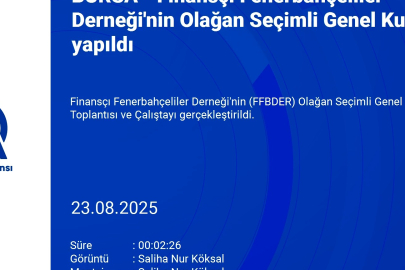 Bursa'da Finansçı Fenerbahçeliler Derneği'nin Olağan Seçimli Genel Kurulu yapıldı
