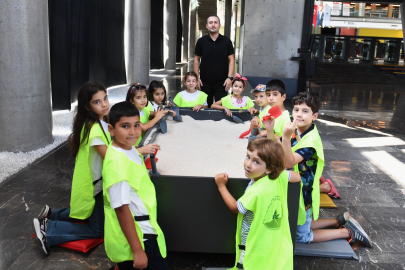 Bursa Osmangazi’de çocuklar arkeolojiyi deneyimleyek öğreniyor