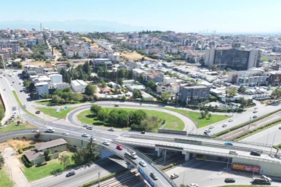 Bursa'da Filament kavşağında çalışmalar tamam!