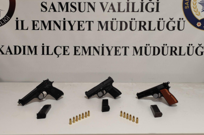 Samsun'da düğünde tabancayla ateş açan 2 kişi yakalandı