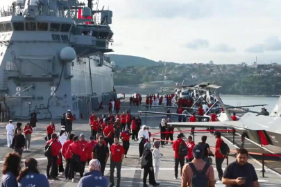 TCG Anadolu Sarayburnu'ndan demir aldı