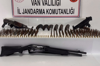 Van'da silah ve mühimmat ele geçirildi