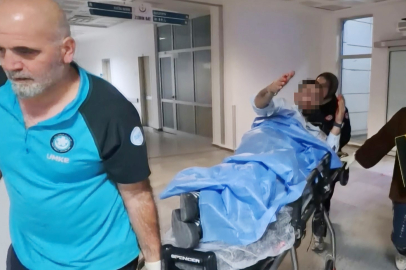 Aksaray'da kalçasından bıçaklanan şahıs yarasını unutup basın mensuplarına küfretti