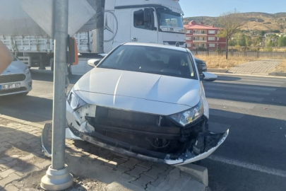 Bingöl’de trafik kazası: 1 yaralı