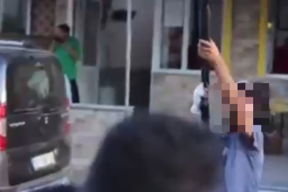 Tekirdağ'da sokak röportajı sırasında havaya ateş açan çocuk yakalandı