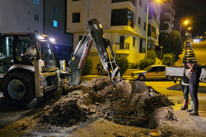 Edirne'de su arızası çalışmasında doğalgaz hattı patladı