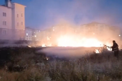 Kars’ta anız yangını korkuttu