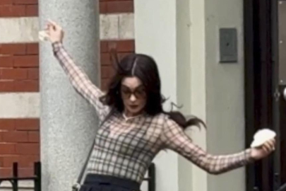 Anne Hathaway film çekimlerinde fena düştü!