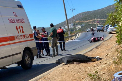 Muğla'da hafif ticari araçla motosiklet kafa kafaya çarpıştı: 1 ölü