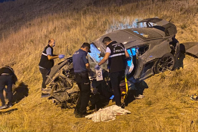 Ankara'da otomobil takla attı: 1 ölü, 1 yaralı