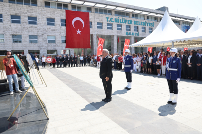 Bursa Nilüfer’de Zafer Bayramı’nın 103’üncü yılı kutlandı