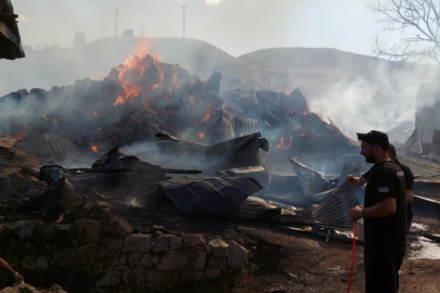 Erzurum Yakutiye'de büyük yangın