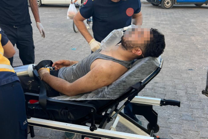 Mardin'de su deposunda mahsur kalan kişiyi itfaiye kurtardı