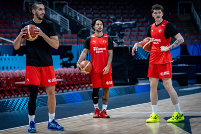 A Milli Erkek Basketbol Takımı, Sırbistan maçı hazırlıklarını sürdürdü