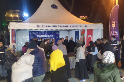 Bursa Büyükşehir ilçe ilçe duyurdu! Kandilde tatlı dağıtılacak