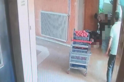 Kayseri'de bina görevlisini eşinin yanında defalarca bıçaklamış