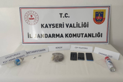 Kayseri'de jandarmadan uyuşturucu operasyonu: 1 gözaltı