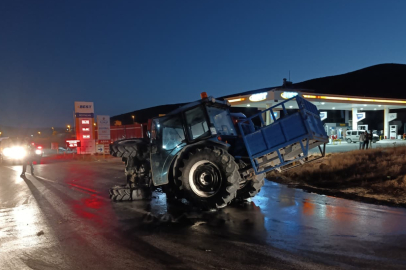 Ankara Beypazarı'nda trafik kazası: 3 yaralı