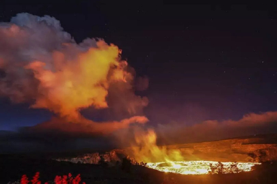 Hawaii’de Kilauea yanardağı patladı!