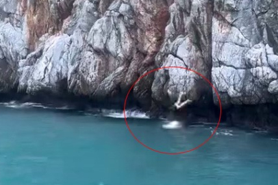 Antalya Alanya’da denize ölümüne atlayış