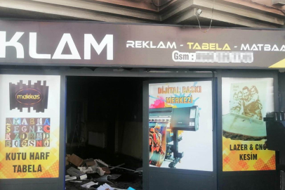 Kütahya Simav'da iş yerinde çıkan yangın büyümeden söndürüldü