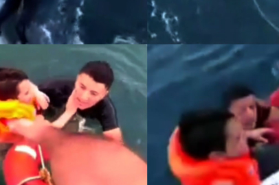 Mersin'de denizde bin 200 metre sürüklenen çocuk kurtarıldı