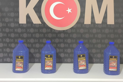 Kırıkkale’de kargo paketinde 20 litre etil alkol ele geçirildi