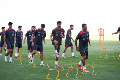 A Milli Takım, İspanya maçı hazırlıklarına başladı