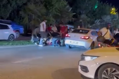 Bursa’da yol verme kavgası: Sürücüler yolda yumruklaştı