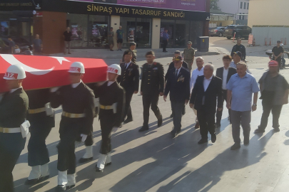 Balıkesir'de Kıbrıs Gazisi Mehmet Güneş son yolculuğuna uğurlandı
