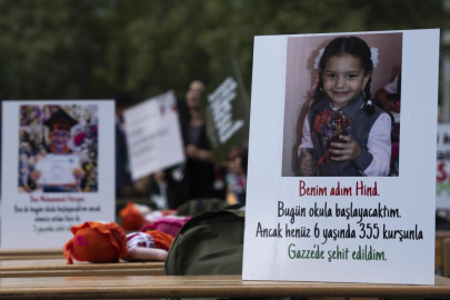 AK Parti'den Gazzeli çocuklar için 'Boş Sıralar' etkinliği