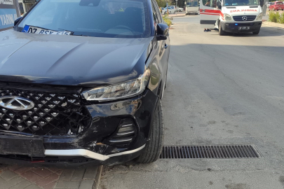 Antalya Manavgat’ta otomobiller çarpıştı: 1 yaralı