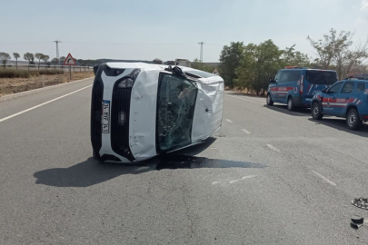 Tekirdağ Muratlı'da trafik kazası: 2 yaralı