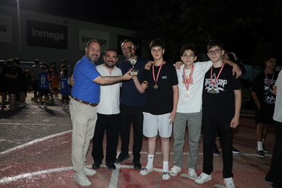 Bursa İnegöl'de sokak basketbolunda kupalar sahiplerini buldu
