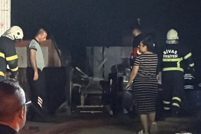 Sivas'ta OSB'deki fabrika yangını kontrol altına alındı