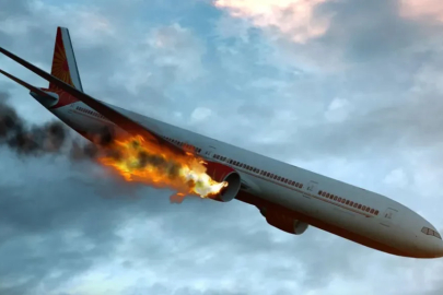 Havada yangın paniği! Yolcu uçağı acil iniş yaptı: 2 yaralı