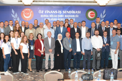 Bursa'da Öz Finans İş Sendikası 2. Olağan Genel Kurulu yapıldı