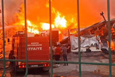 Korkutan anlar! Silah fabrikasında yangın çıktı