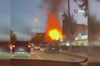 Ankara’da boş bir dükkanda çıkan yangın söndürüldü